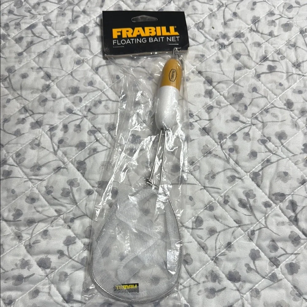 Floating Bait Net - White and Gold